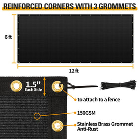 NEXCOVER brass grommets close-up highlight durable, rust-resistant hardware.
