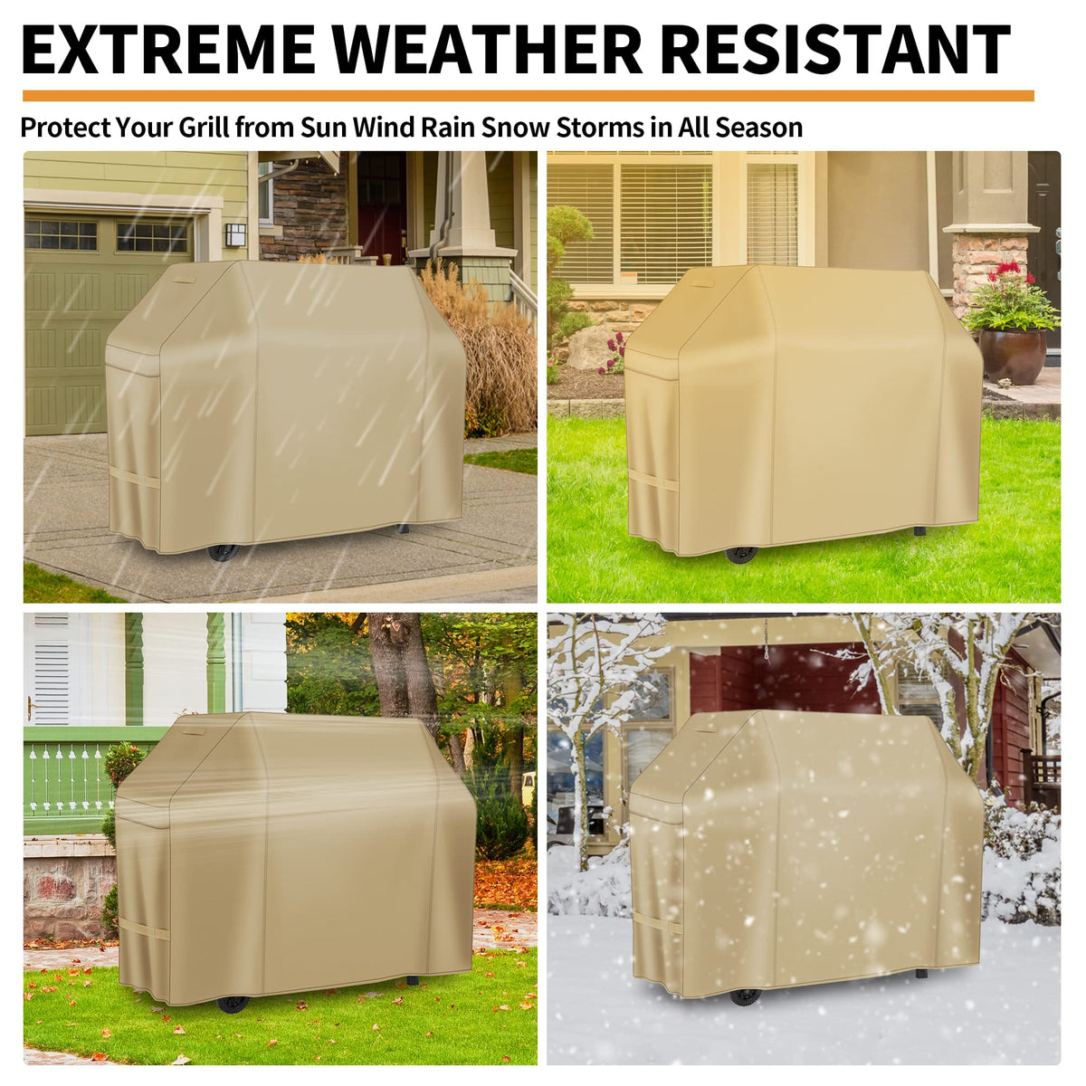 NEXCOVER universal-fit grill cover for Weber Brinkmann Char-Broil and more