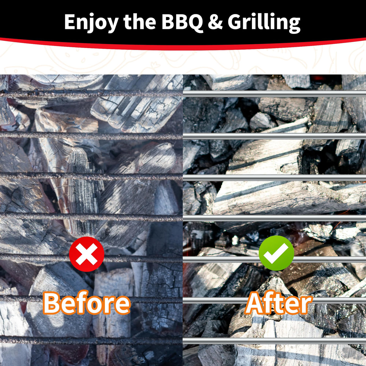 NEXCOVER rust-resistant material ensures durable, repeated cleaning.