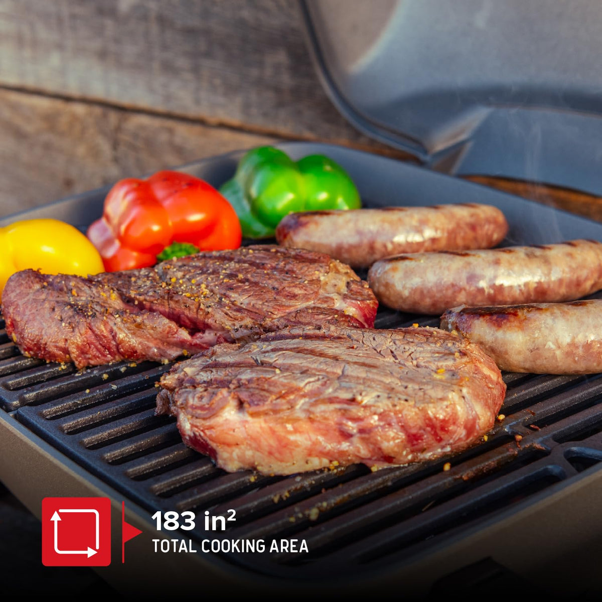Nexgrill cast aluminum frame built for durable, travel-ready grilling.