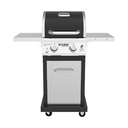Nexgrill Deluxe 2-Burner grill with ample cooking area for family meals.