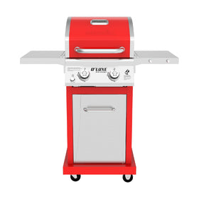 Nexgrill Deluxe 2-Burner Grill top view showing ample cooking space for family meals