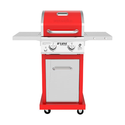 Nexgrill Deluxe 2-Burner Grill top view showing ample cooking space for family meals