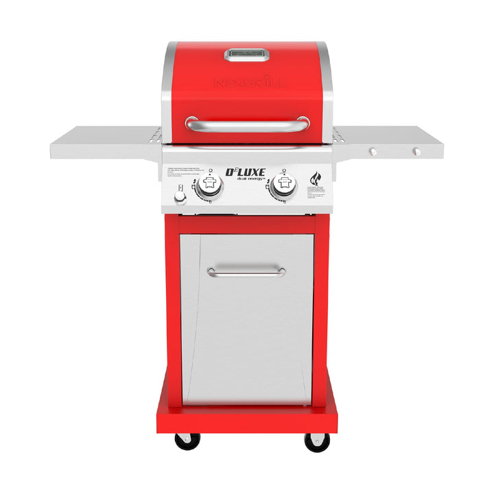 Nexgrill Deluxe 2-Burner Grill top view showing ample cooking space for family meals