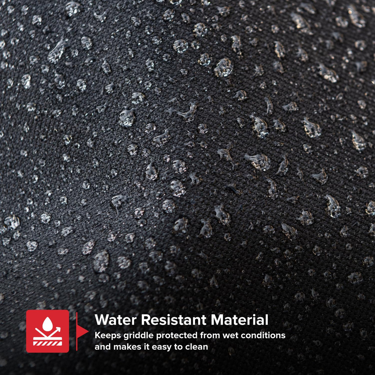 Nexgrill griddle cover features mesh vents to promote airflow and prevent moisture.