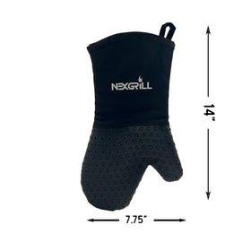 Nexgrill oven mitt hanging loop provides easy storage between grilling sessions.