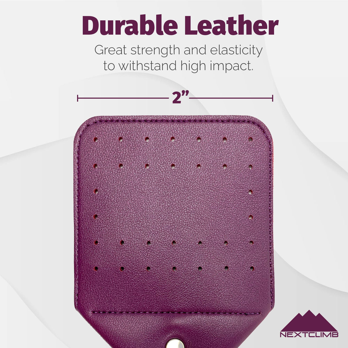NextClimb purple fly swatter showcases a stylish design for home or patio use.