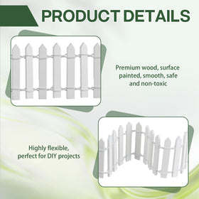 Nextpal 35-inch fence segment provides flexible sizing for circular or rectangular scenes.