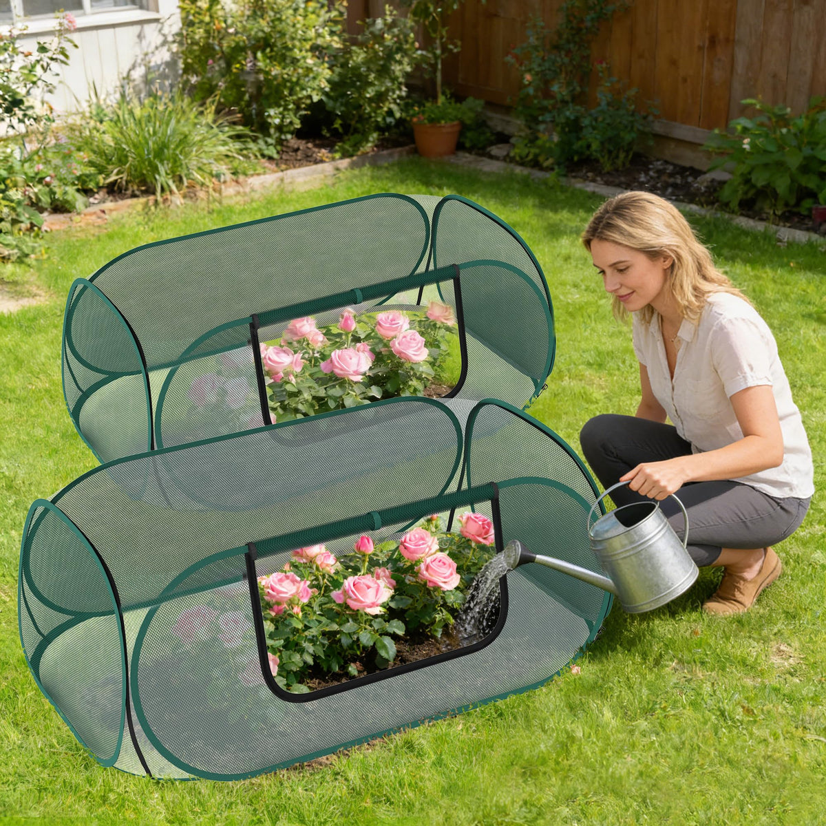 Nexum 30% shade mesh provides sun protection while keeping airflow for healthy plants.