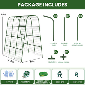 Nexum trellis stands firm in wind with secure anchors