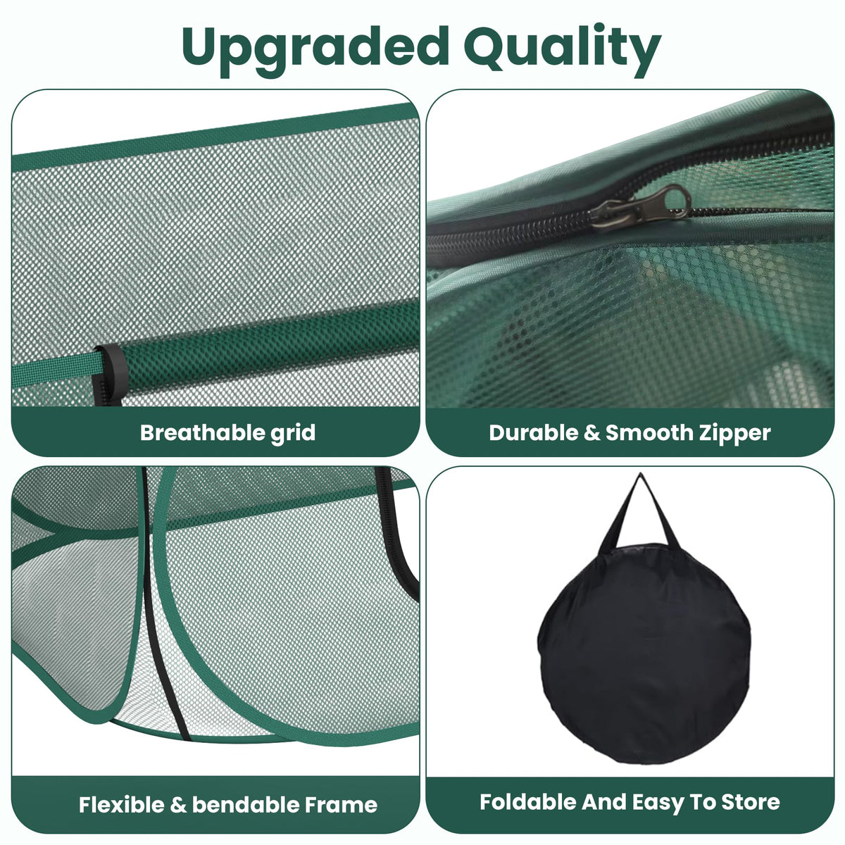 Nexum easy zip closure simplifies securing the cover.