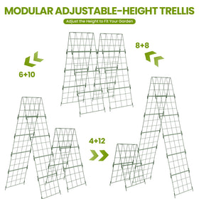 Nexum heavy-duty grid evenly distributes plant weight across panels.