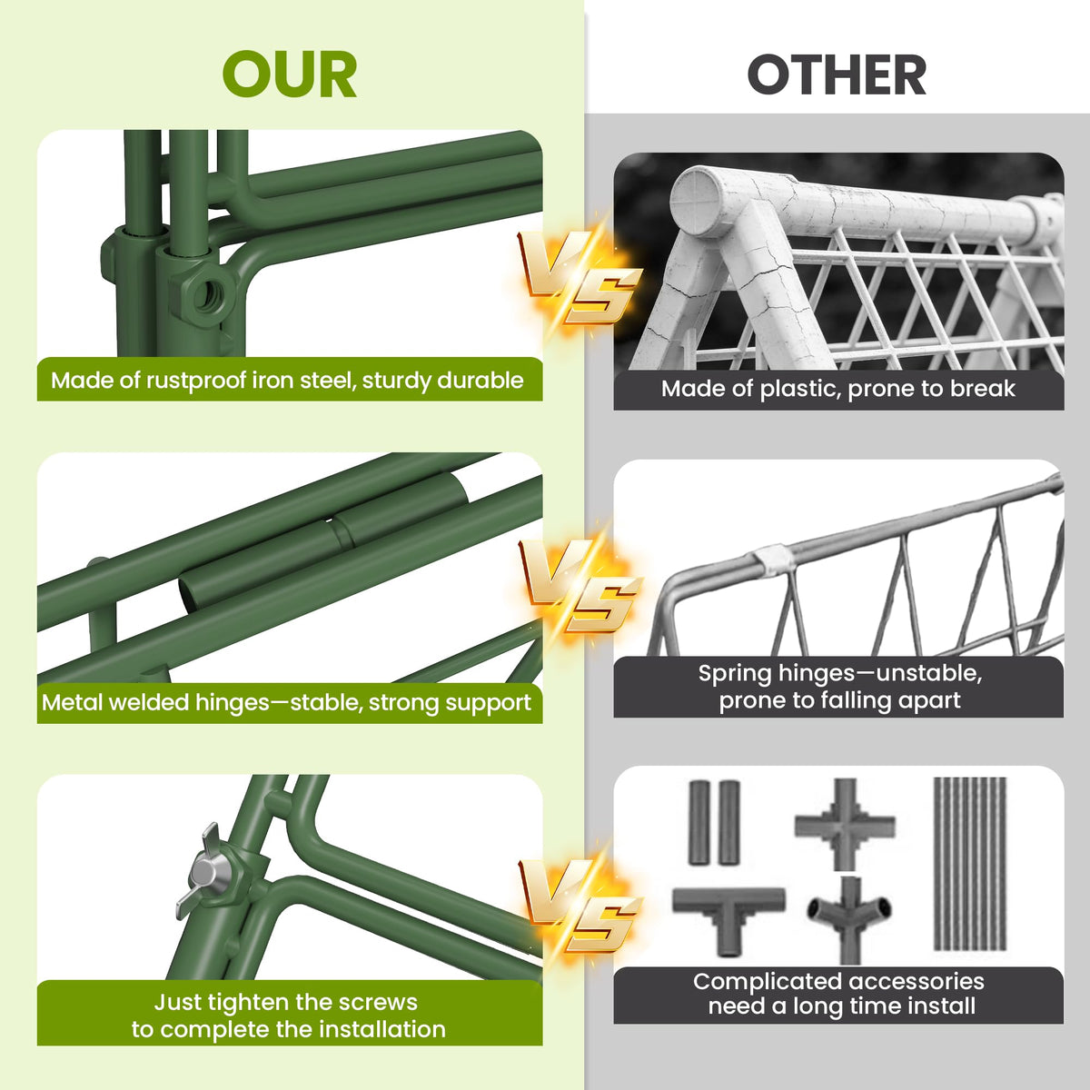 Nexum design stabilizes in wind with a sturdy triangular frame.