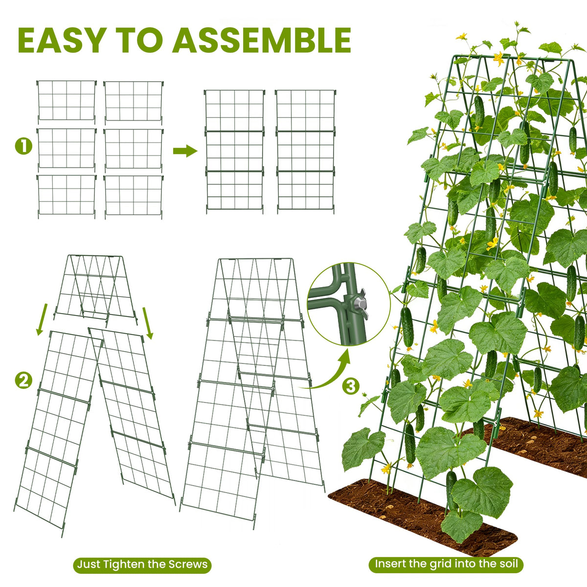 Nexum includes comprehensive hardware for quick, complete installation.