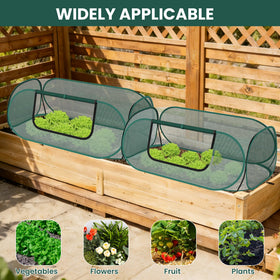 Nexum pest protection guards vegetables against birds and small animals.