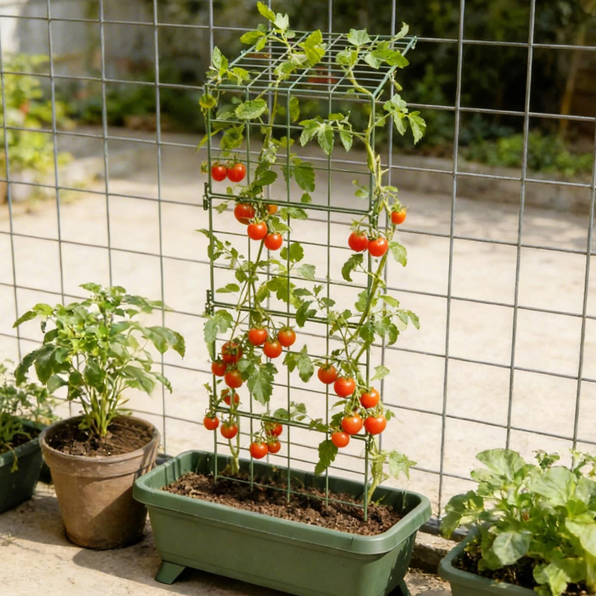 Nexum trellis helps maximize vertical space for higher yields.