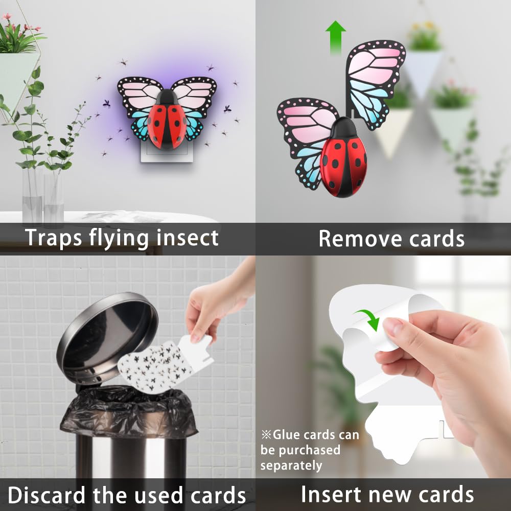 Neyiok Fly Trap Indoor side view highlights compact footprint.
