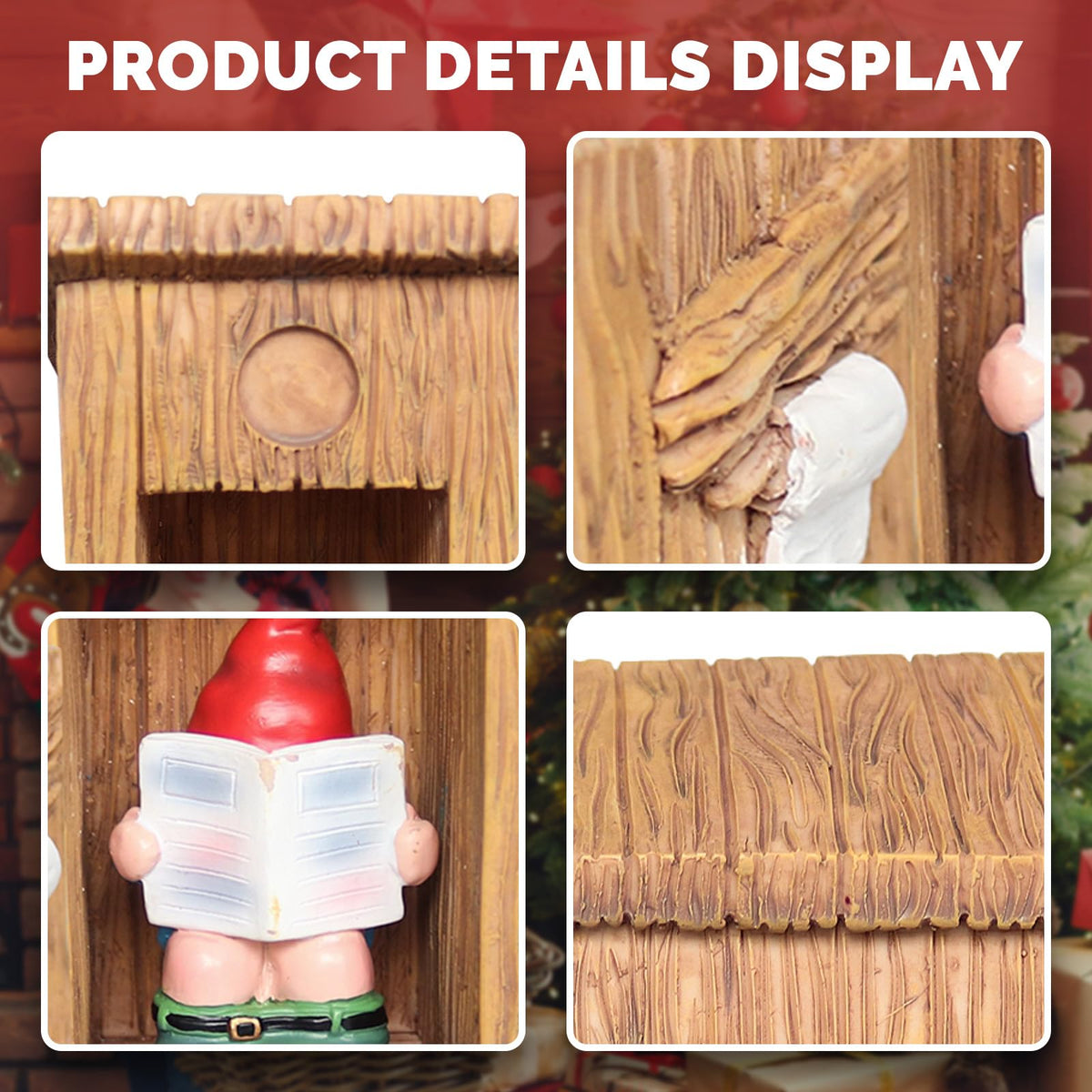 nezababy outdoor-waterproof-gnome withstands weather and retains color