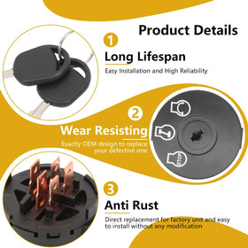 NFSpeeding ABS plastic ignition switch shows durable construction.