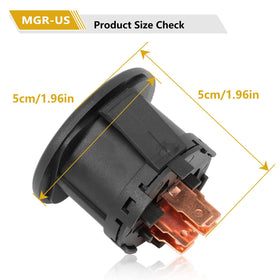 NFSpeeding weather-resistant switch withstands mud and rain during lawn work.