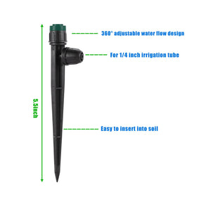 NFAMRZCAR adjustable flow cap to customize spray distance and pattern