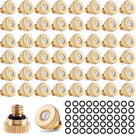 NFAMRZCAR brass misting nozzle with 0.02 inch orifice for efficient outdoor cooling
