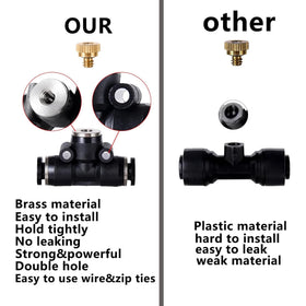 NFAMRZCAR brass plug seals misting line connections