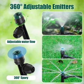 NFAMRZCAR drip emitter close-up showing adjustable flow capability