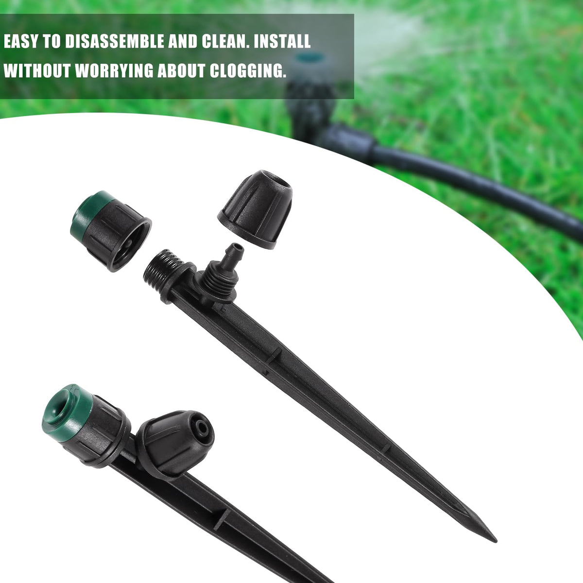 NFAMRZCAR drip irrigation emitters pack for versatile greenhouse and bed setups