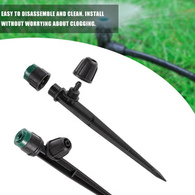 NFAMRZCAR drip irrigation emitters pack for versatile greenhouse and bed setups