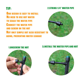 NFAMRZCAR garden tubing assembly compatible with standard 4-7 mm tubing