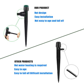 NFAMRZCAR lock barbed connection prevents leaks and secure tubing