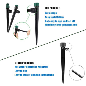 NFAMRZCAR lock barbed tee assembly demonstrating leak-free connection