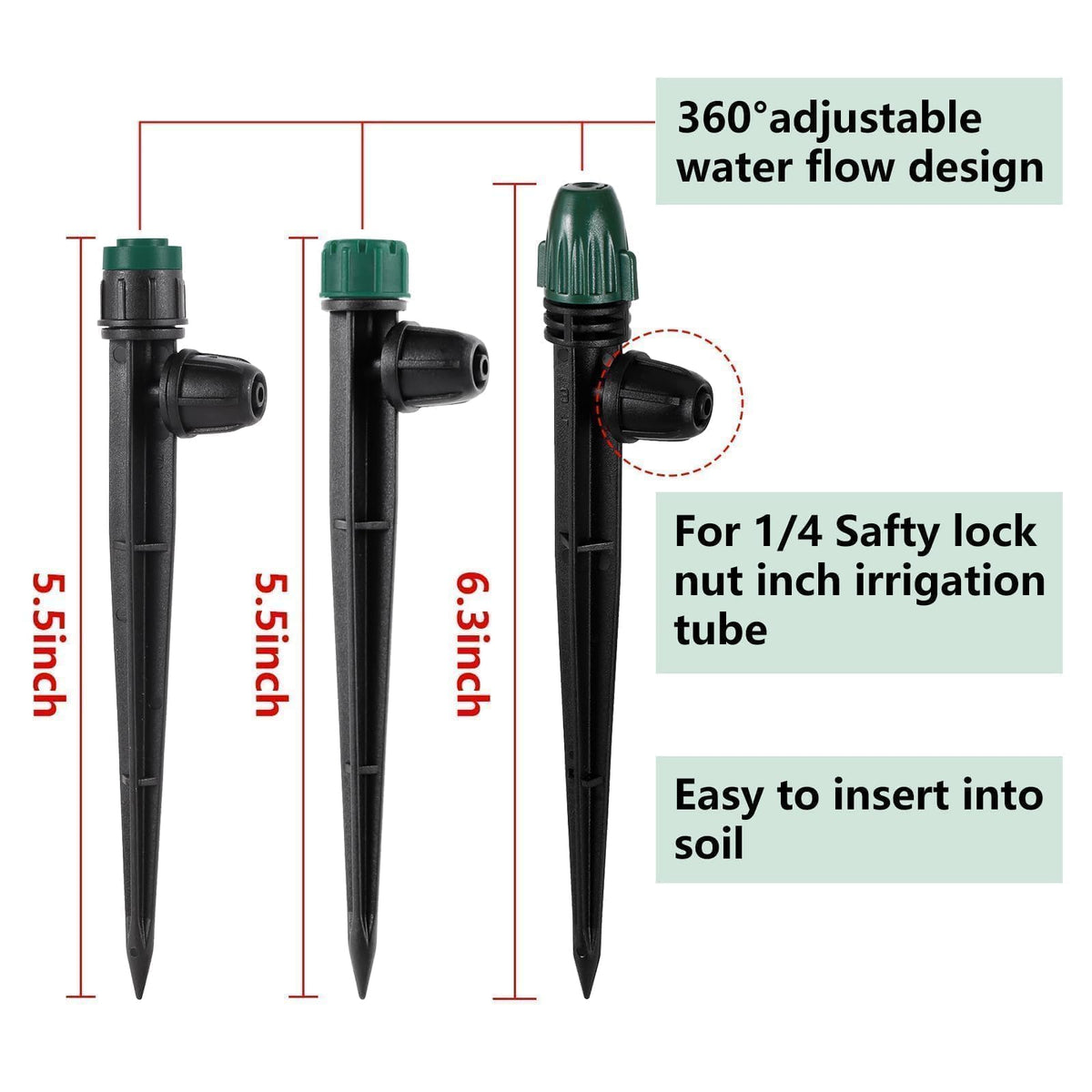 NFAMRZCAR misting sprinkler in the garden delivering even coverage