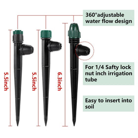 NFAMRZCAR misting sprinkler in the garden delivering even coverage
