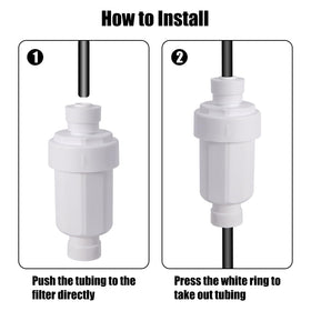 NFAMRZCAR outdoor misting setup image highlights easy installation.