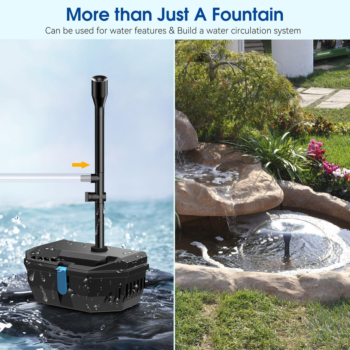 NFESOLAR complete pond kit N3212 laid out for simple installation