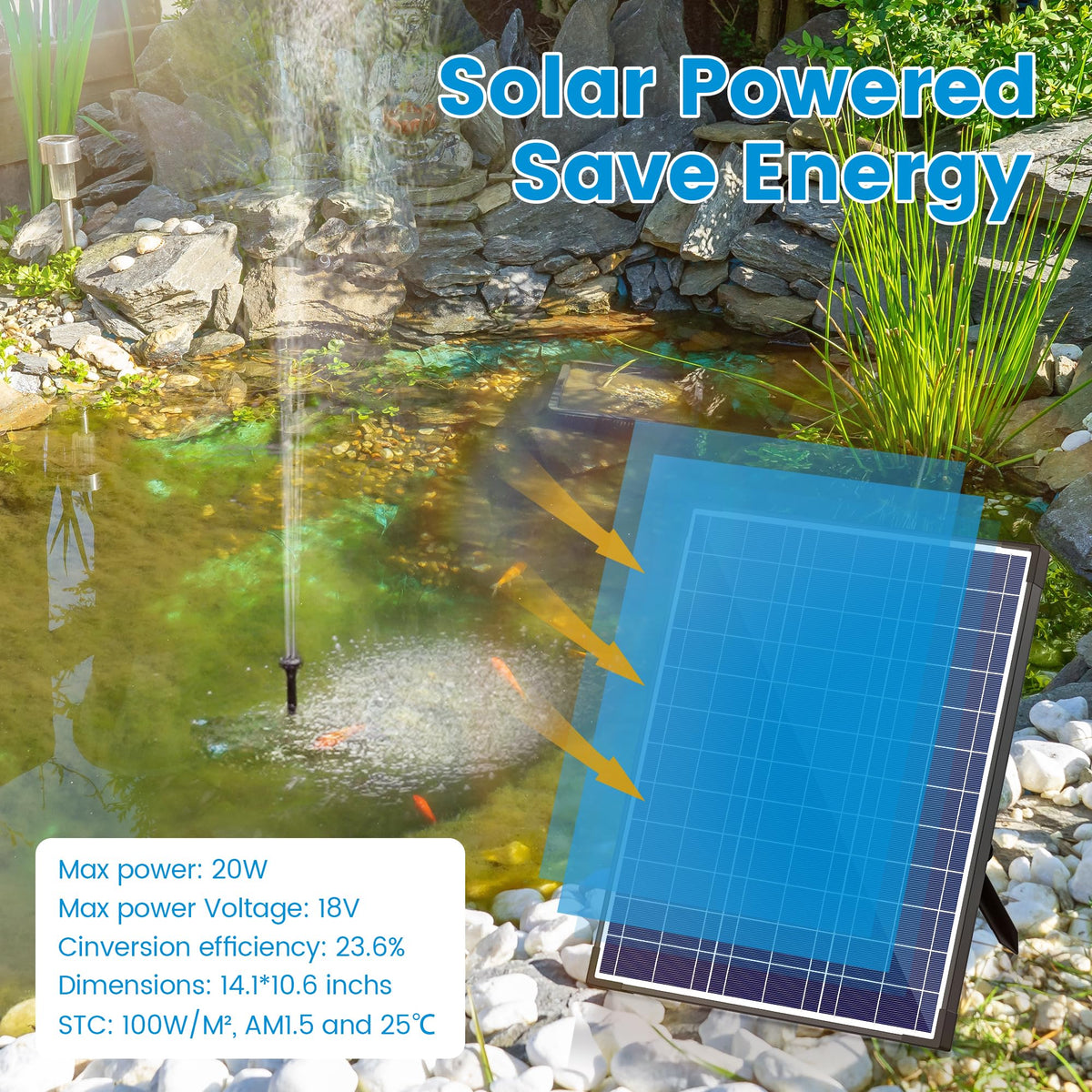 NFESOLAR filter media including sponges and bio balls promotes clear water.