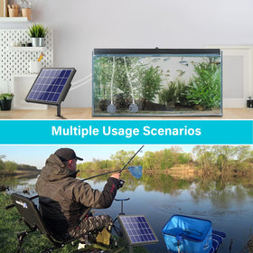 NFESOLAR low noise aerator operating quietly near water features