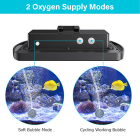 NFESOLAR oxygen pump close up highlighting compact design for small pond setups