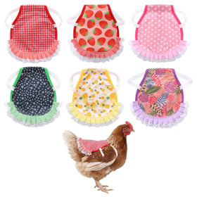 Ngdhkd chicken saddle on a hen's back protects feathers during pecking
