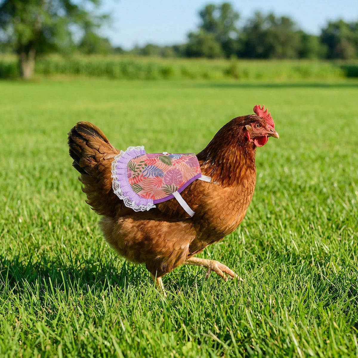 Ngdhkd saddle fits small to medium hens for flock versatility