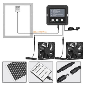NHZOTUD easy installation with wall or roof bracket