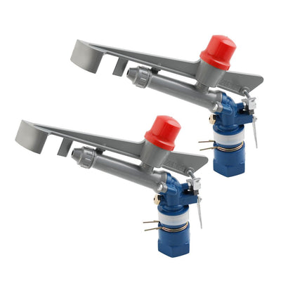 NICCOO 1.0-inch irrigation sprinkler offering 360-degree coverage for farm irrigation.