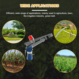 NICCOO wide spray coverage reaches 35-40 meters for lawns and gardens.