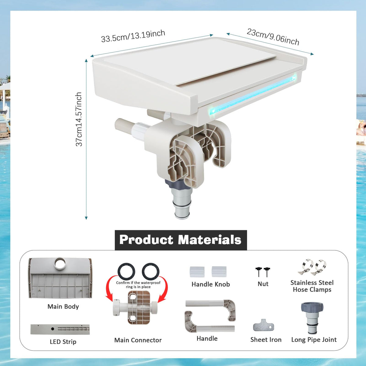 NICENICY hose adapter enables quick, versatile water connections.