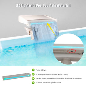 NICENICY 7-color LED creates dynamic lighting for parties or peaceful evenings.