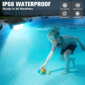Niceput color-changing pool light cycles seven hues