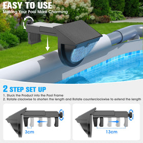 Niceput pool light modes include strobe for parties