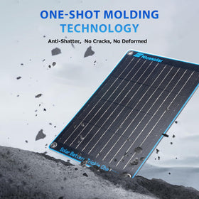 Nicesolar 10W ETFE waterproof panel suited for rain or shine.